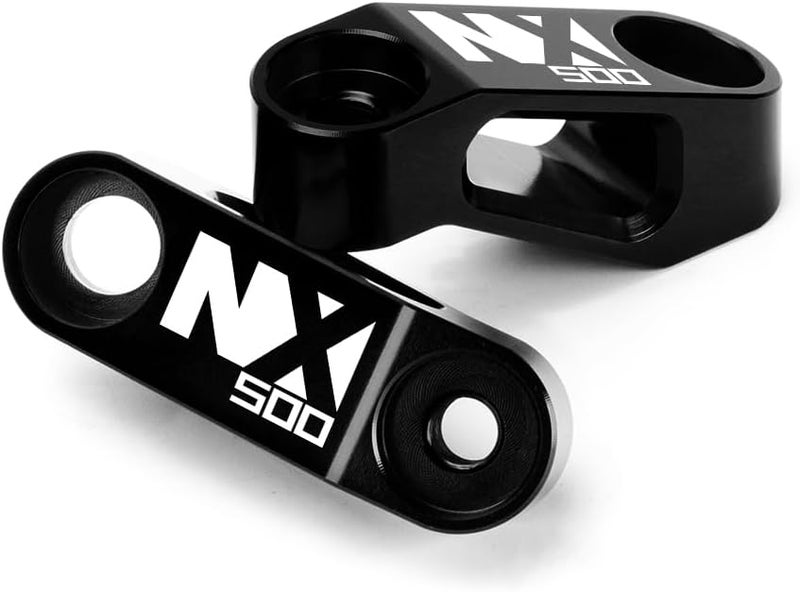 Modeer Compatible with NX500 2024 2025 Any year Motorcycle Rearview Mirror Risers Extenders nx500 nx 500 Accessories (black) - Image 3